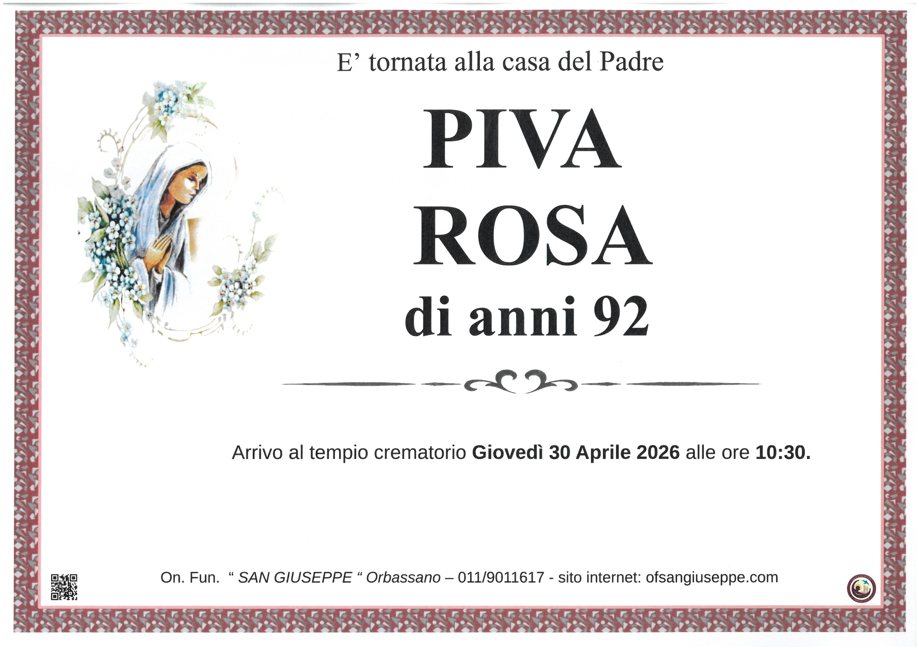 PIVA ROSA