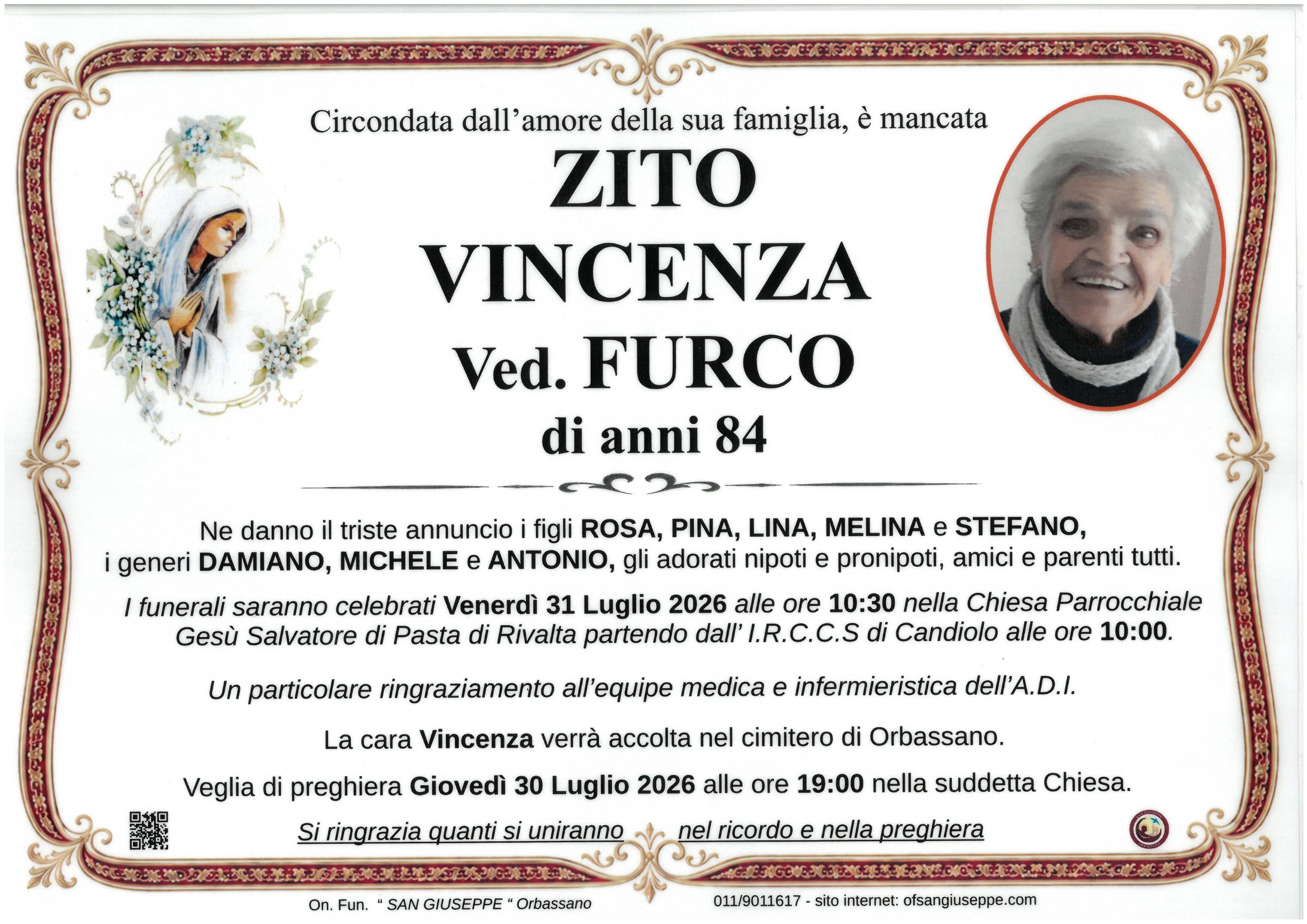 ZITO VINCENZA
