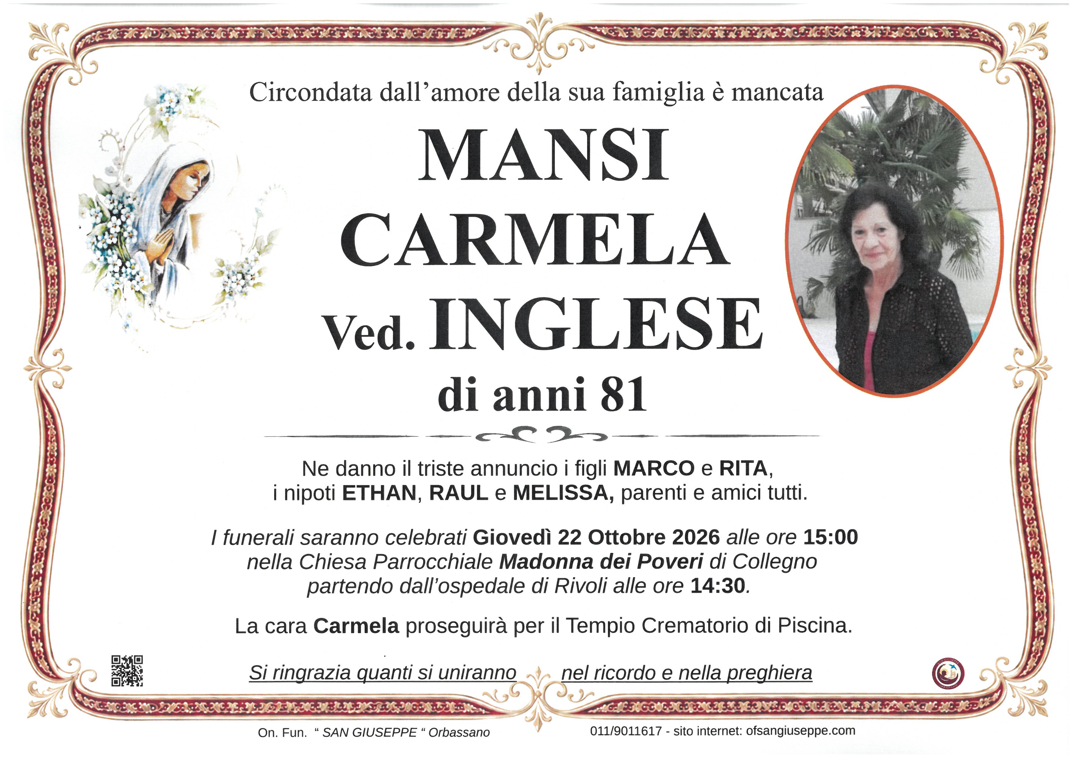 MANSI CARMELA